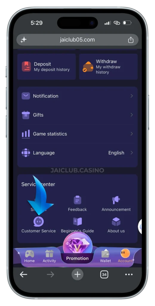 JAICLUB-CUSTOMER-SERVICE