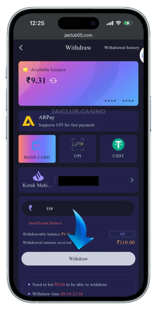 JAICLUB-WITHDRAWAL-PAGE
